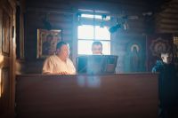 Вечерняя служба в храме Иоанна Воина