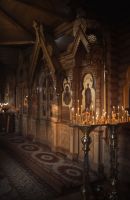 Вечерняя служба в храме Иоанна Воина