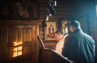 Вечерняя служба в храме Иоанна Воина