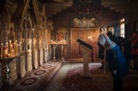 Вечерняя служба в храме Иоанна Воина