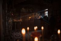 Вечерняя служба в храме Иоанна Воина