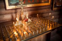 Вечерняя служба в храме Иоанна Воина