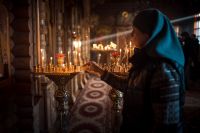 Вечерняя служба в храме Иоанна Воина