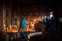 Вечерняя служба в храме Иоанна Воина