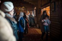 Вечерняя служба в храме Иоанна Воина