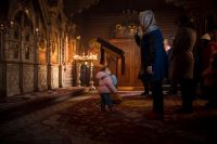 Вечерняя служба в храме Иоанна Воина