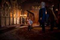 Вечерняя служба в храме Иоанна Воина