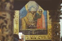 Почетный гость в Воскресенском войсковом соборе