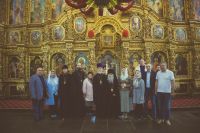 Почетный гость в Воскресенском войсковом соборе