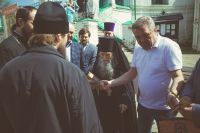 Почетный гость в Воскресенском войсковом соборе