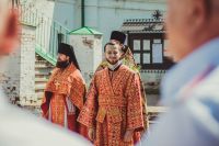 Божественная литургия в Воскресенском войсковом соборе