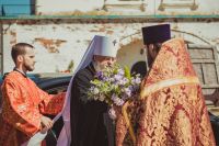 Божественная литургия в Воскресенском войсковом соборе