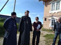 Работа над поклонным крестом