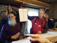 Работа над поклонным крестом