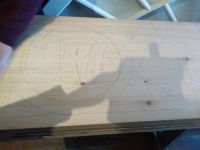 Работа над поклонным крестом