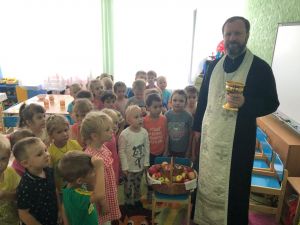 Освящение плодов в детсаде 220