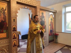 Божественная Литургия в храме в честь царя-страстотерпца Николая II