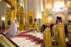 Литургия в кафедральном соборе