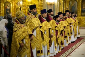 Литургия в кафедральном соборе