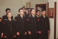 Литургия в домовом храме при кадетском корпусе ДГТУ