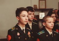 Литургия в домовом храме при кадетском корпусе ДГТУ