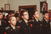 Литургия в домовом храме при кадетском корпусе ДГТУ