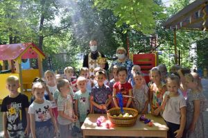 Освящение плодов в детсаде