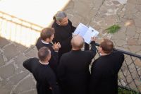 Освящение отреставрированной колокольни