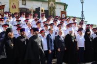 Освящение отреставрированной колокольни