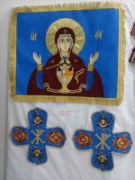 Выставка работ золотошвейной мастерской