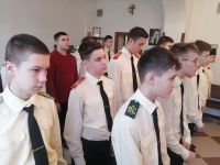 Божественная Литургия в домовом храме при кадетском корпусе ДГТУ