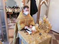 Божественная Литургия в домовом храме при кадетском корпусе ДГТУ