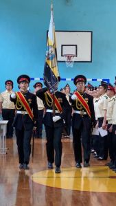 Молебен и освящение знамени в кадетском корпусе