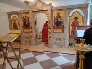 Литургия в домовом храме при кадетском корпусе ДГТУ