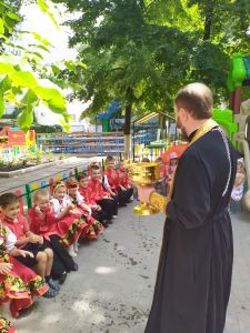 Освящение плодов в детсаде