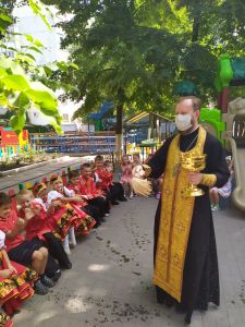 Освящение плодов в детсаде