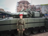 Освящение колокола и передача боевых знамен