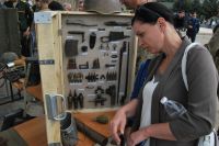 Освящение колокола и передача боевых знамен