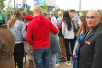 Освящение колокола и передача боевых знамен