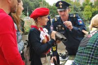 Освящение колокола и передача боевых знамен