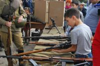 Освящение колокола и передача боевых знамен