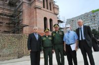 Освящение колокола и передача боевых знамен