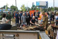 Освящение колокола и передача боевых знамен