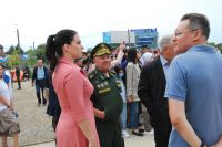 Освящение колокола и передача боевых знамен