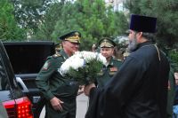 Освящение колокола и передача боевых знамен