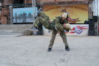 Освящение колокола и передача боевых знамен