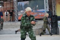 Освящение колокола и передача боевых знамен