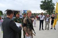 Освящение колокола и передача боевых знамен