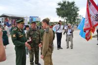 Освящение колокола и передача боевых знамен