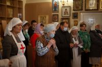 Литургия в госпитальном храме